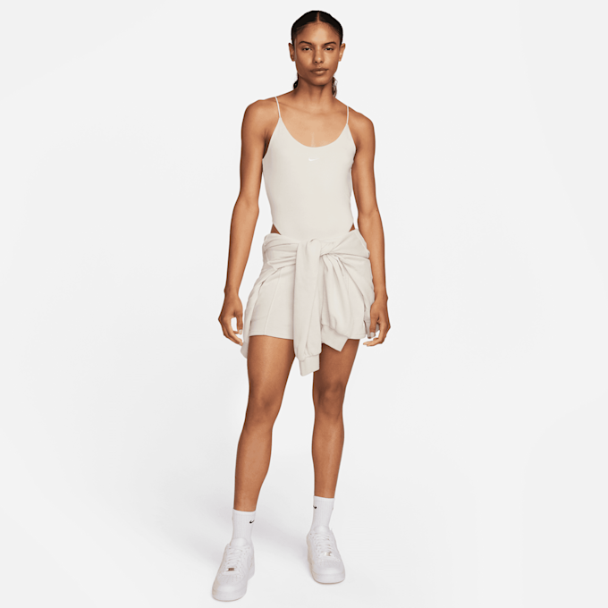 Nike Sportswear Chill Knit Cami-Bodysuit beż 28238 6