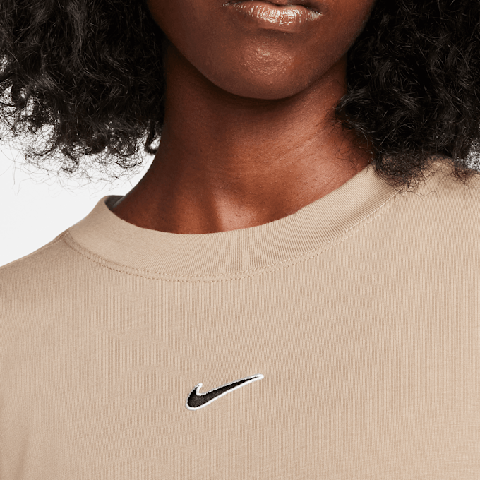 Nike Sportswear Longsleeve Tee Boyfriend Print Swoosh beż 28249 3
