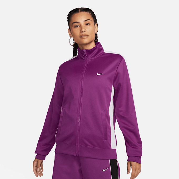 Nike   Sportswear Poly-Knit Jacket Swoosh morado 28257 1