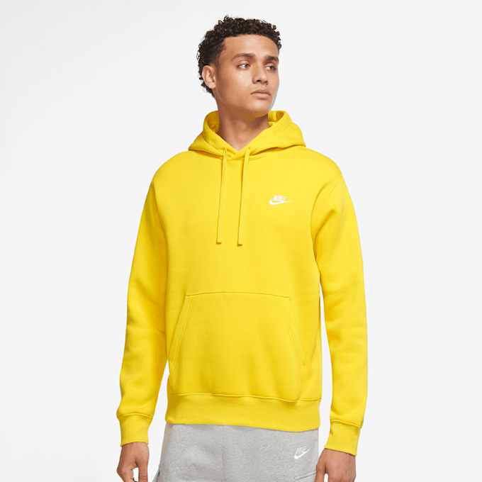 Nike Sportswear Club Fleece Hoodie żółty 28345 1