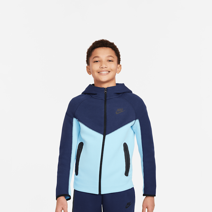 Nike   Sportswear Tech Fleece Full-Zip Hoodie bleu 28358 1