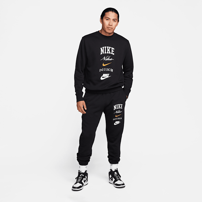 Nike Club Fleece Cuffed Pants preto 28370 6