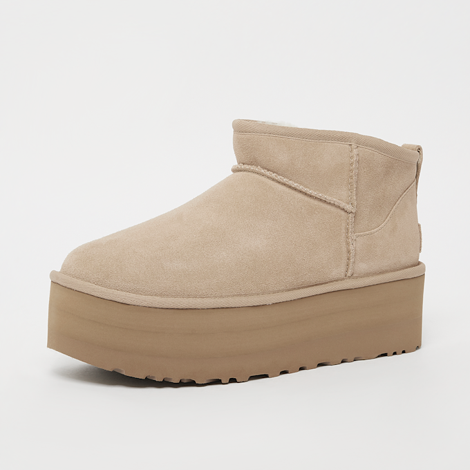 UGG W Classic Ultra Mini Platform bege 28433 2