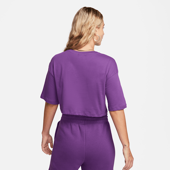 Nike   Sportswear Trend Crop Tee morado 28447 2