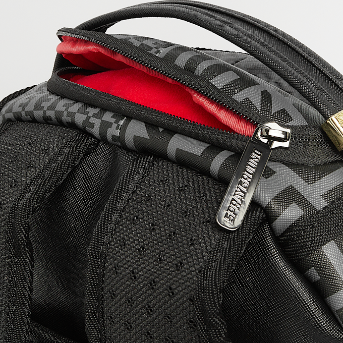 SPRAYGROUND Split Infinity Check in Grey Backpack negro 28499 5