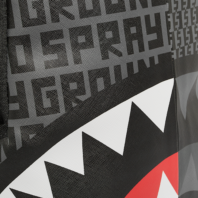 SPRAYGROUND Split Infinity Check in Grey Backpack negro 28499 6