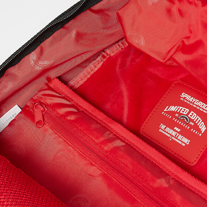 SPRAYGROUND Split Infinity Check in Grey Backpack schwarz 28499 7