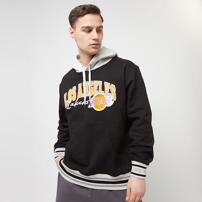 Mitchell & Ness NBA Premium Fleece Hoodie Los Angeles Lakers noir 28508 1