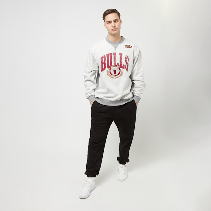 Mitchell & Ness NBA Premium Fleece Crew Chicago Bulls gris 28509 5