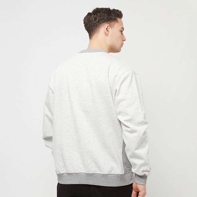 Mitchell & Ness NBA Premium Fleece Crew Miami Heat grigio 28512 2