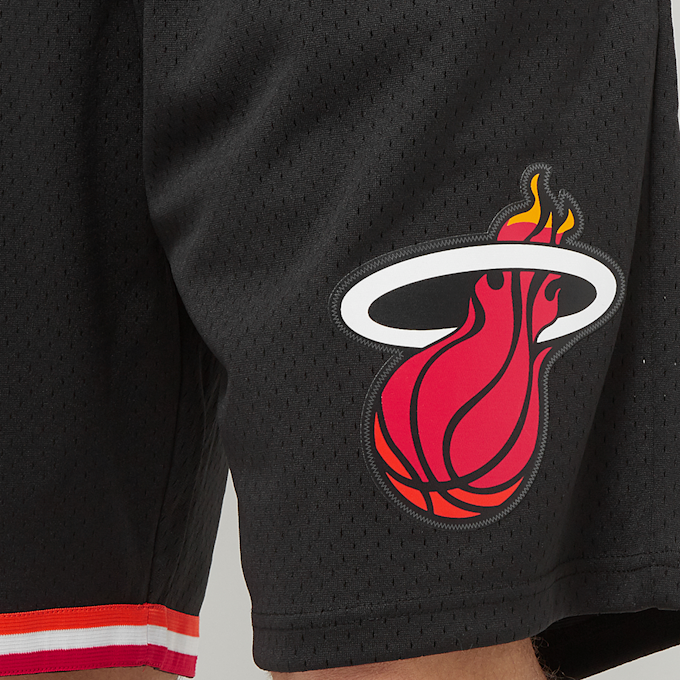 Mitchell & Ness NBA Swingman Shorts Miami Heat noir 28517 3