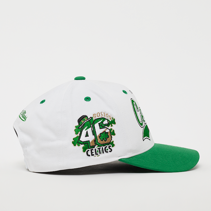 Mitchell & Ness Tail Sweep Pro Snapback NBA Boston Celtics blanc 28620 3