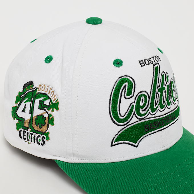 Mitchell & Ness Tail Sweep Pro Snapback NBA Boston Celtics blanc 28620 5