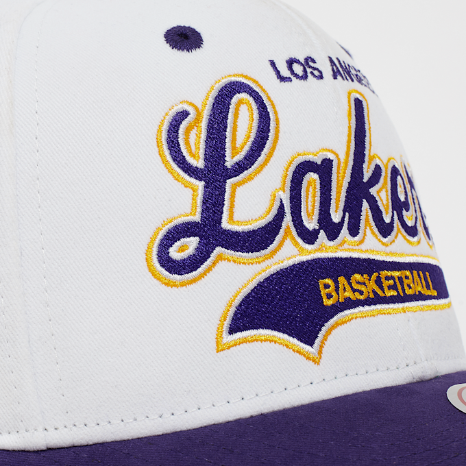 Mitchell & Ness Tail Sweep Pro Snapback NBA Los Angeles Lakers weiß 28624 5