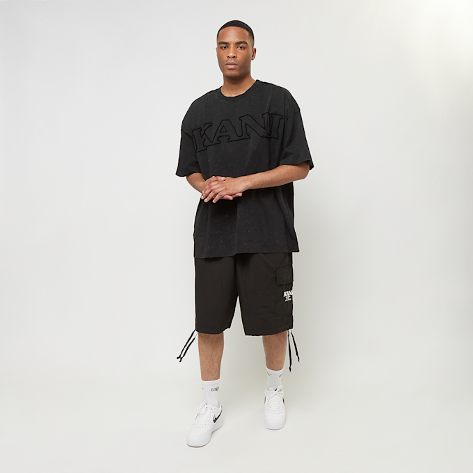 Karl Kani Retro Washed Distressed Boxy Tee preto 28643 4