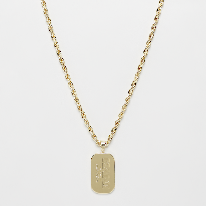 Karl Kani Retro Charm Helix Chain złoty 28647 1