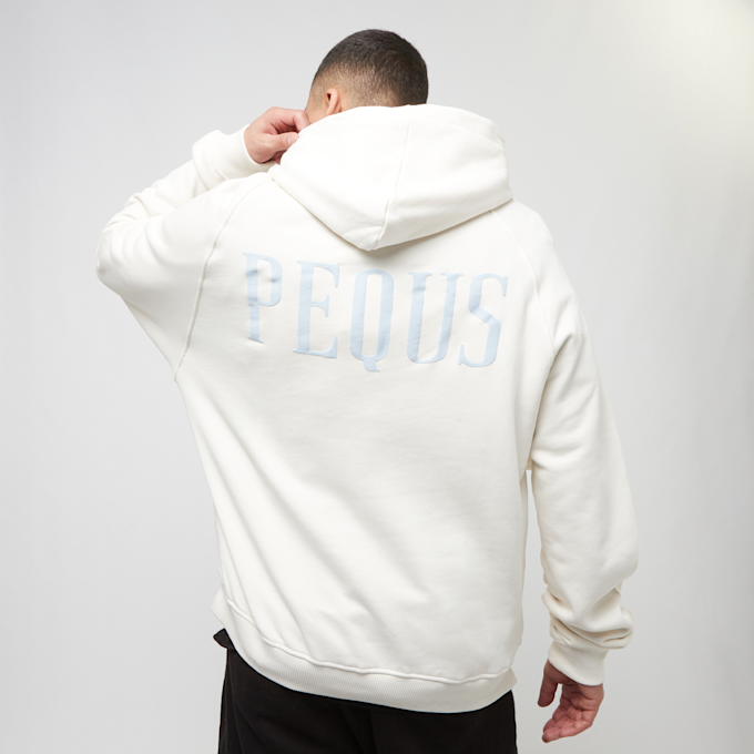 PEQUS Back Logo Hoodie blanc 28821 1