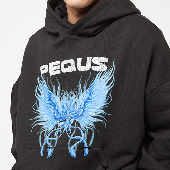 PEQUS Blue Angel Graphic Hoodie nero 28822 3