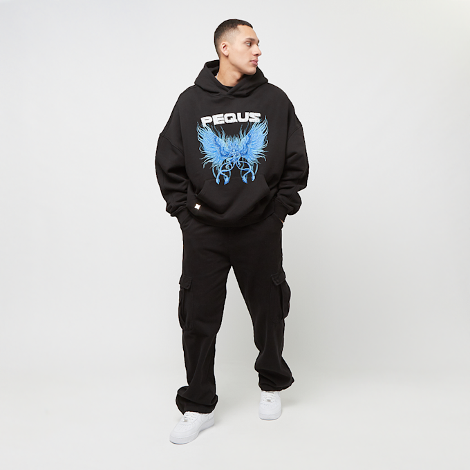 PEQUS Blue Angel Graphic Hoodie nero 28822 5