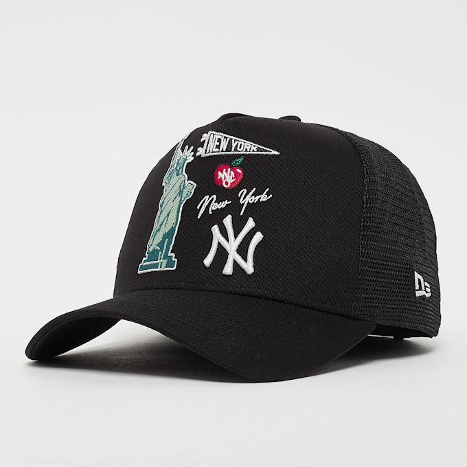 New Era A-Frame Trucker City Graphic Mlb New York Yankees schwarz 28846 1