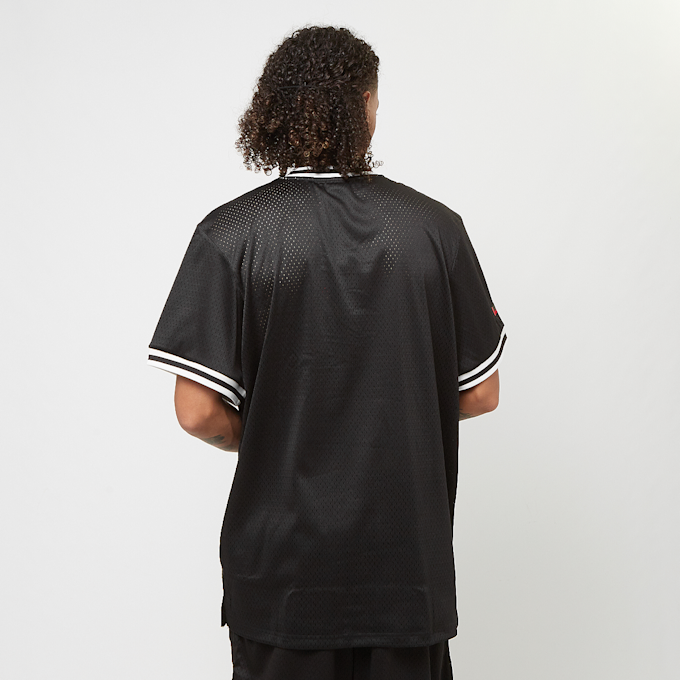 FUBU Varsity Mesh T-Shirt preto 28847 2