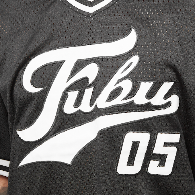FUBU Varsity Mesh T-Shirt preto 28847 3