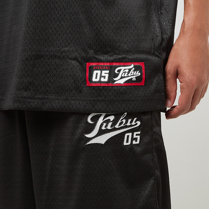 FUBU Varsity Mesh T-Shirt preto 28847 5