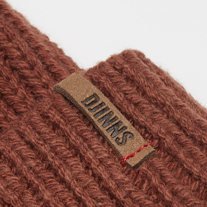 DJINNS Super Short Beanie Rip Knit #2 brun 28863 3