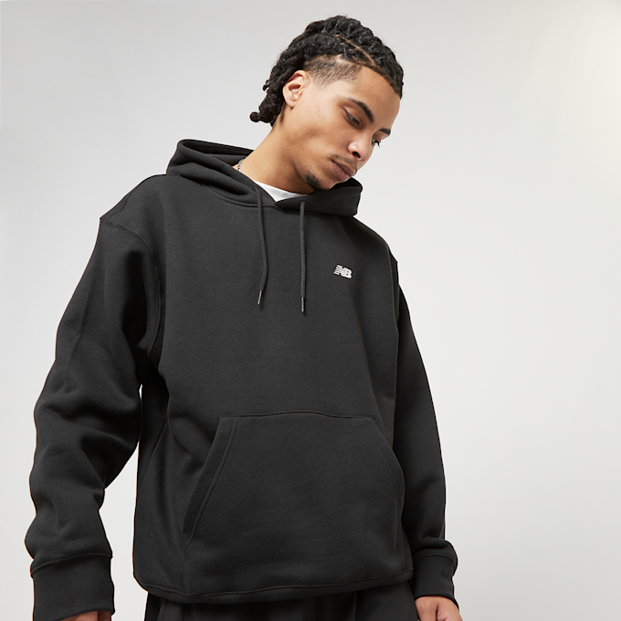 New Balance Small Logo Brushed Hoodie schwarz 28876 1