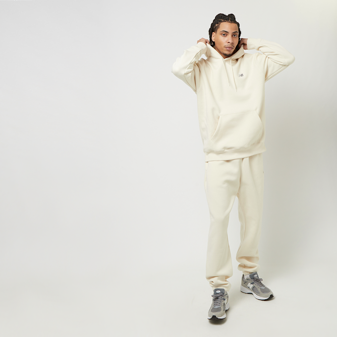 New Balance Small Logo Brushed Hoodie beż 28878 4