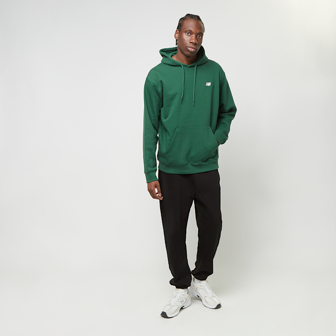 New Balance Small Logo Brushed Hoodie verde 28879 4