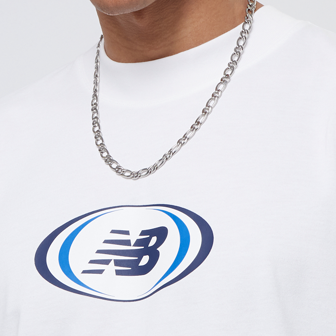 New Balance Hoops On Court T-Shirt wit 28893 3
