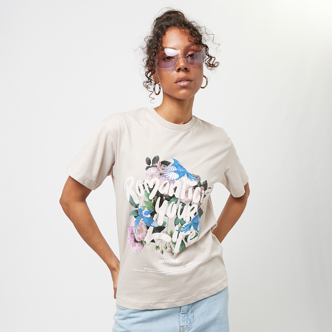 Sixth June Romantize Printed Short Sleeve T-Shirt bege 28902 1