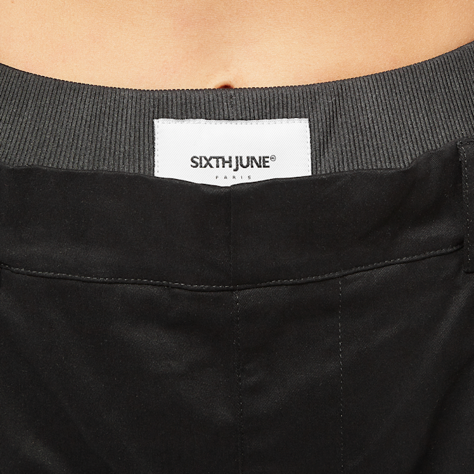 Sixth June Cargo Zip Up Details zwart 28903 3