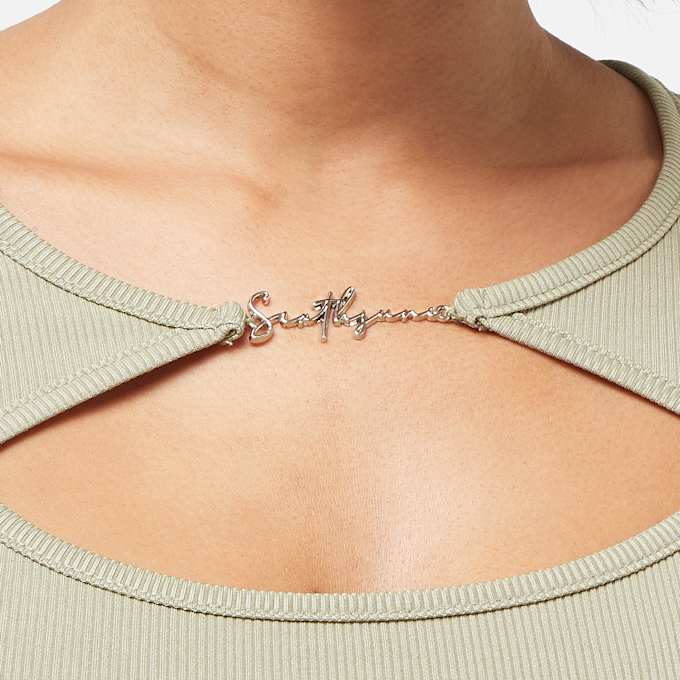 Sixth June Jewerly Midi Dress zelena 28908 3