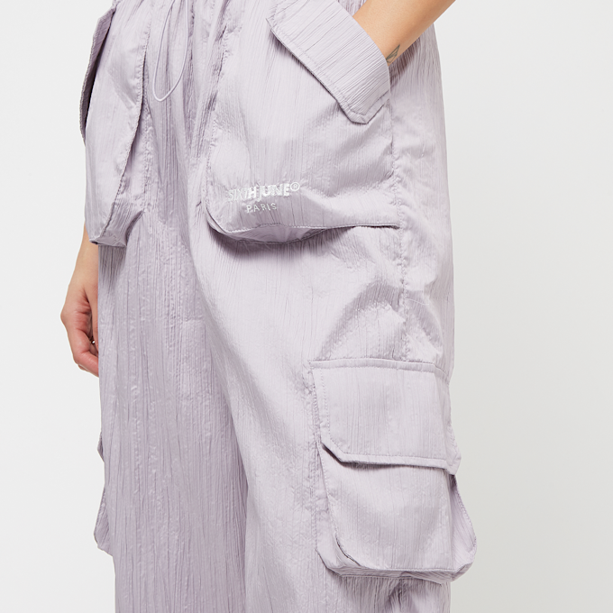 Sixth June Textured Parachute Pants ljubičasta 28921 5