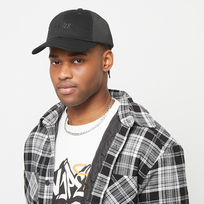 SNIPES Logo Mesh Panel Baseball Cap zwart 28941 5