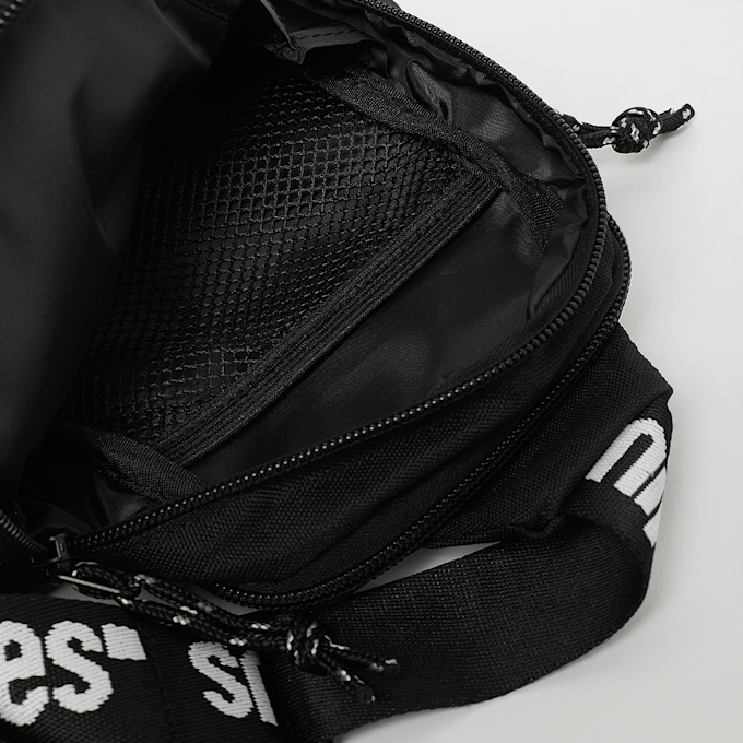 SNIPES Rubber Badge Basic Logo Jacquard Strap Small Sling Bag nero 28953 4