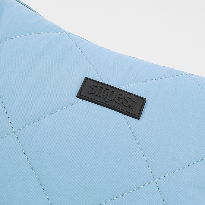 SNIPES Badge Basic Logo Diamond Quilted Shoulder Bag bleu 28955 4