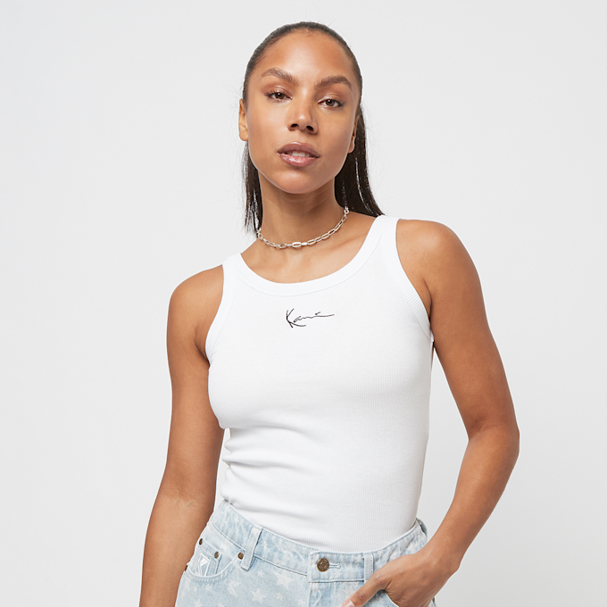 Karl Kani Small Signature Rib Tanktop zwart 29012 1