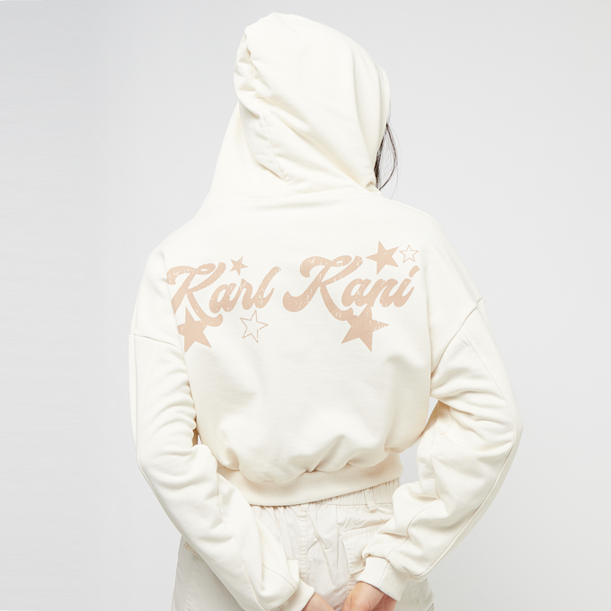 Karl Kani Chest Signature Crop Zip Hoodie bege 29017 1