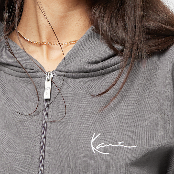 Karl Kani Chest Signature Crop Zip Hoodie niebieski 29019 3