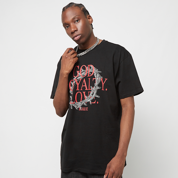 Upscale by Mister Tee God Loyalty Love Oversize Tee crna 29059 1