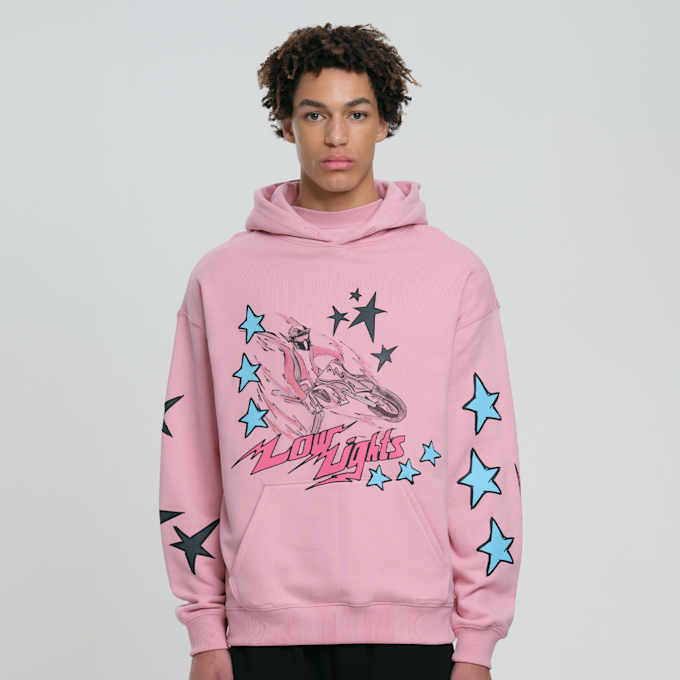 Low Lights Studios Startail Hoodie rosa  29073 1