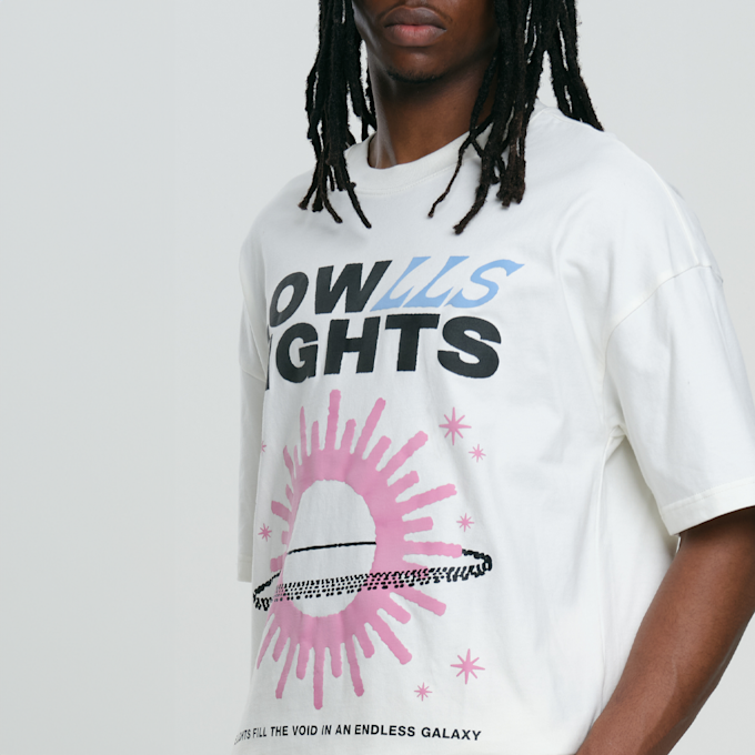 Low Lights Studios Galaxy T-Shirt bianco 29082 3