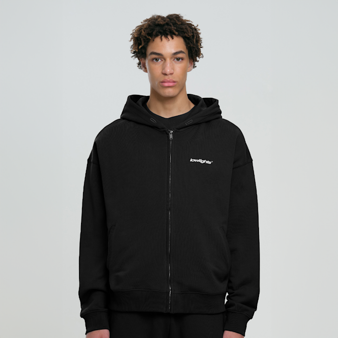 Low Lights Studios Basic Zip Hoodie nero 29094 1