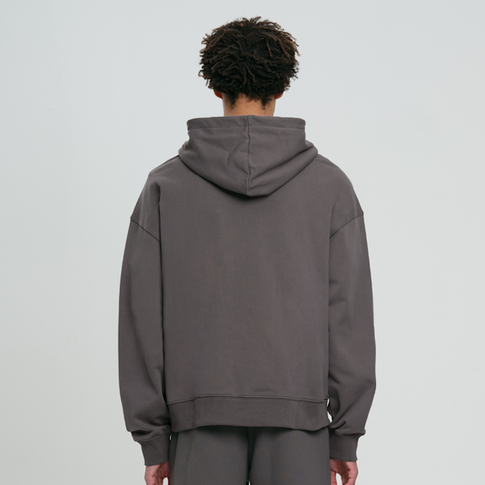 Low Lights Studios Basic Zip Hoodie grijs 29096 2