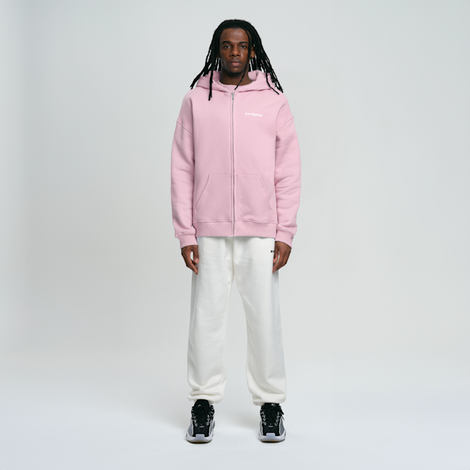 Low Lights Studios Basic Zip Hoodie rosa 29097 4