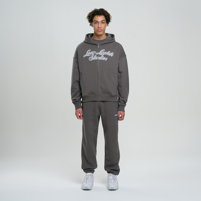 Low Lights Studios Shutter Zip Hoodie cinzento 29100 4