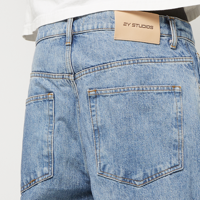 2Y STUDIOS Eren Basic Wide Baggy Jeans blu 29140 4